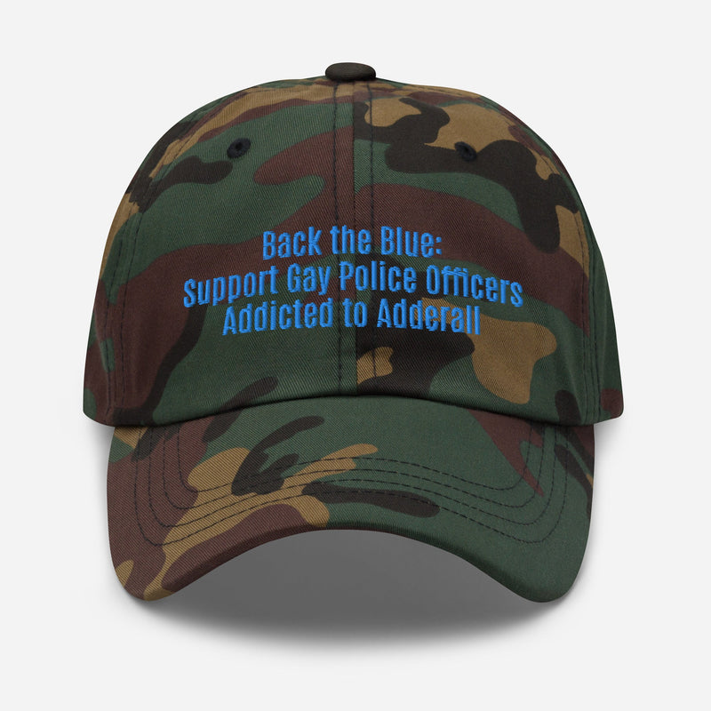 Back the Blue Supportive Hat - Millennial Nihilist