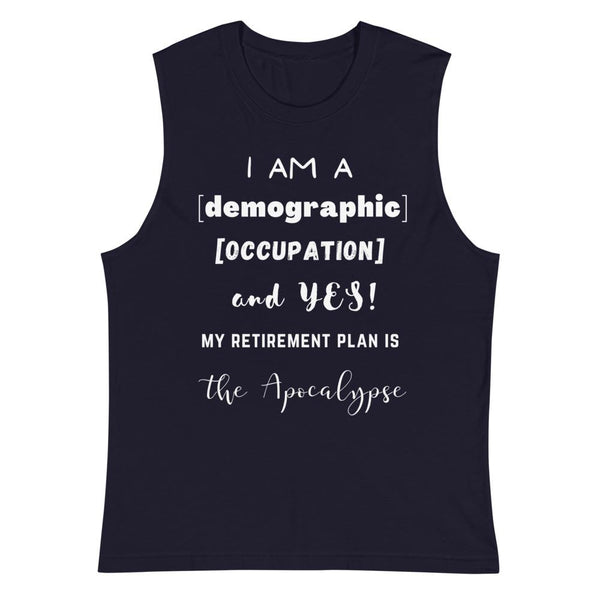 Demographic Muscle Tank - Millennial Nihilist