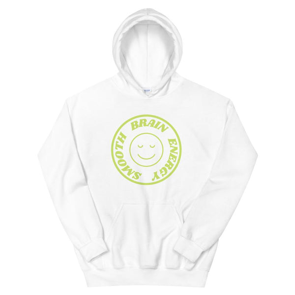 Smooth Brain Energy Green Hoodie - Millennial Nihilist